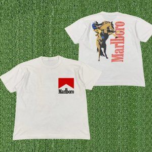 Vintage 80s Marlboro Cowboy T-shirt, Cowboy Retro Shirt, Texas Shirt,Western Tee
